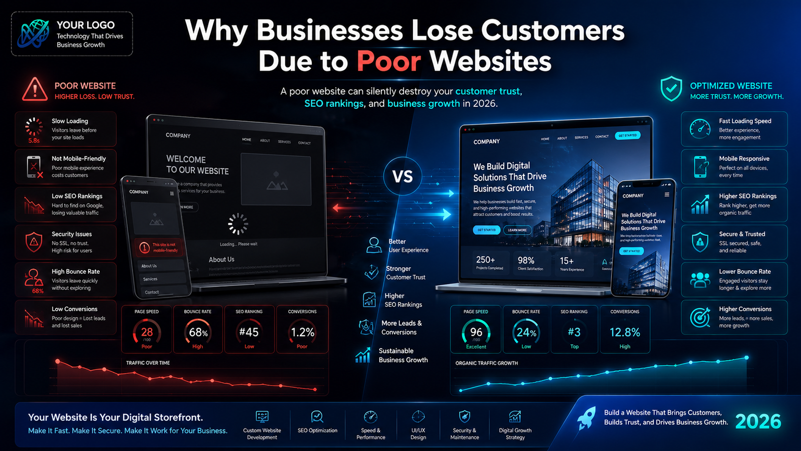 Why Businesses Lose Customers Due to Poor Websites Blog Image